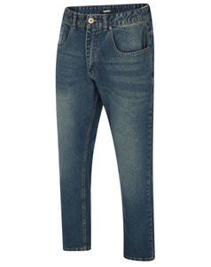 Bigdude Non-Stretch Straight Fit Jeans Mid Wash